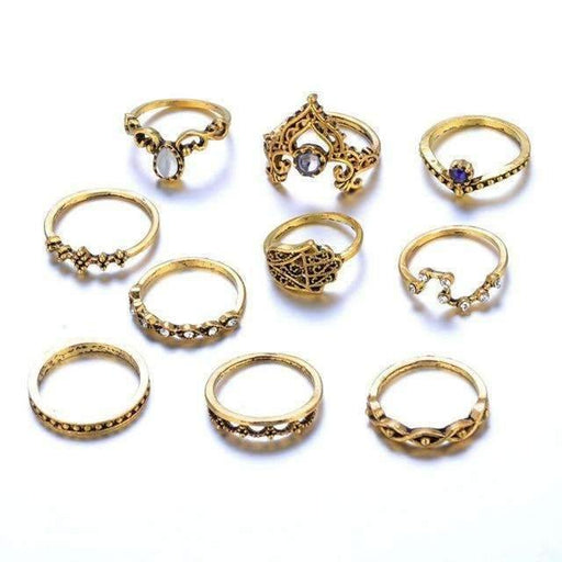 Vintage Stackable Ring Set-Lacatang Jewelry